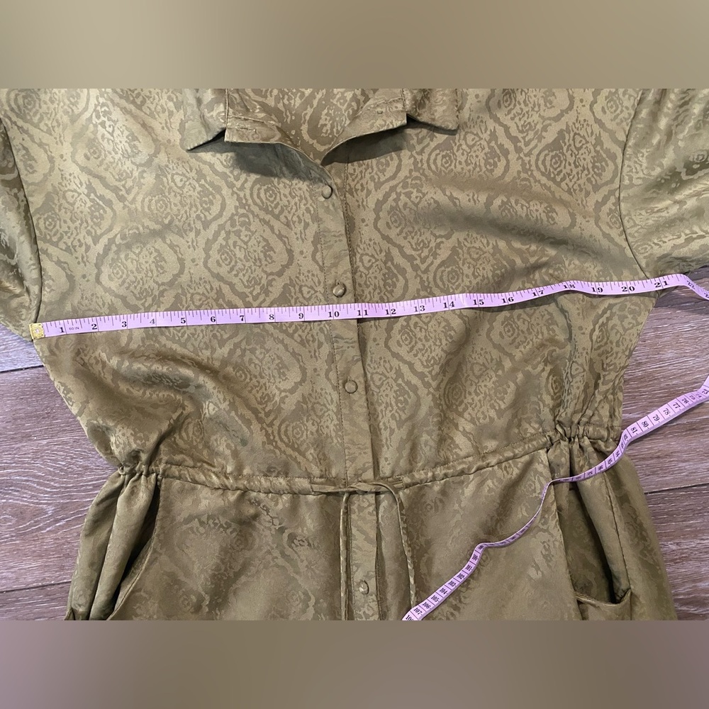 Urban Outfitters Out From Under Jayce Jacquard Jumpsuit - Moss Green - Picture 9 of 10